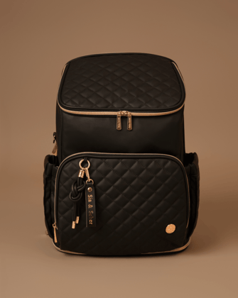 The Super Trooper Luxe Diaper Bag - Black
