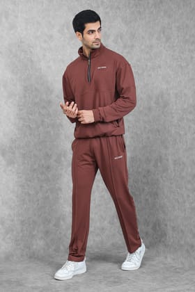 Studio Straight Fit Set- Chocolate Brown-S