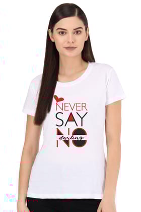 Never Say No Darling-S / White