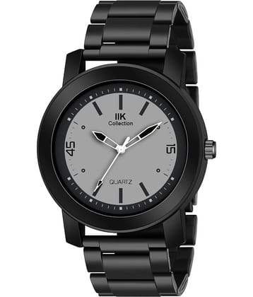 IIK COLLECTION - Black Stainless Steel Analog Men's Watch
