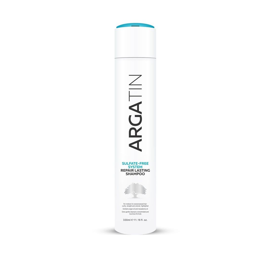 ARGATIN Keratin Sulfate Free Shampoo 330ml | Smooth & Frizz-Free Hair | Gentle, Nourishing Formula for Dry | Damaged & Treated Hair | Color Safe Hair Care