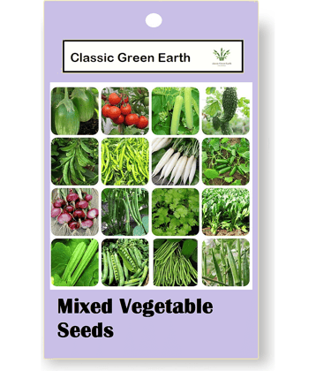 Mixed 16 Vegetable Seeds (Pack of 500)