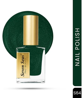 Seven Seas Peacock Green Matte Nail Polish 11 ( Pack of 1 )