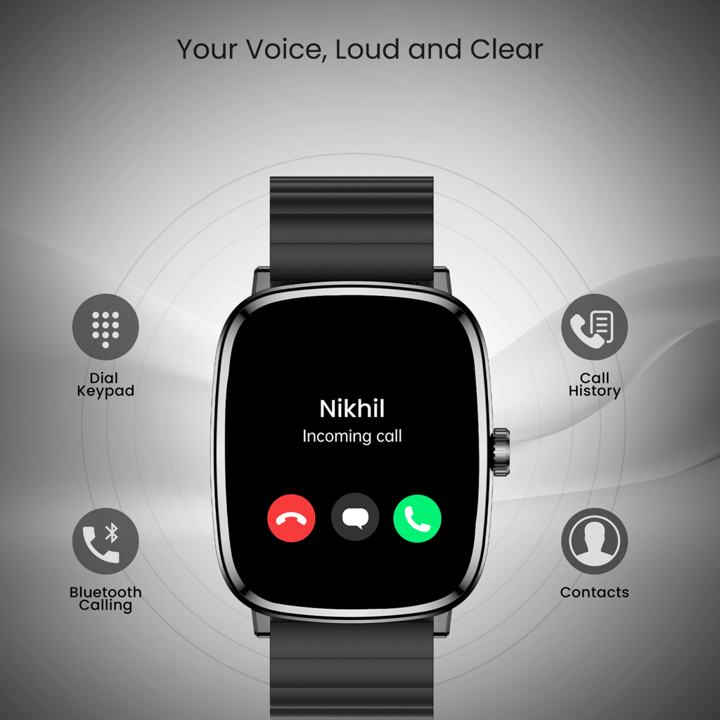 CELLECOR M10 PRO Vision 2.01" Super-Retina Amoled Display | 1200 NITS | AOD | BT-Calling | AI Voice | 60Hz Refresh Rate | IP68 | Rotating Crown | SmartWatch