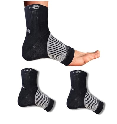 3_Pair Set Unisex Casual Cotton Printed Ankle Length Support Socks (Multicolor)-PID63417 3_Pair Set Unisex Casual Cotton Printed Ankle Length Support Socks (Multicolor)-PID63417
