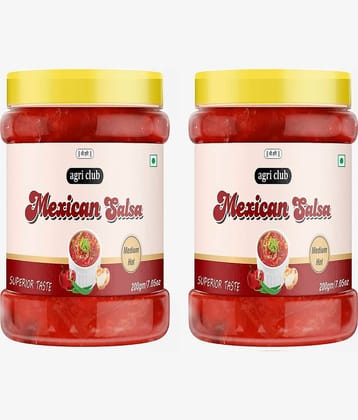 AGRI CLUB Mexican Salsa 400 g Pack of 2