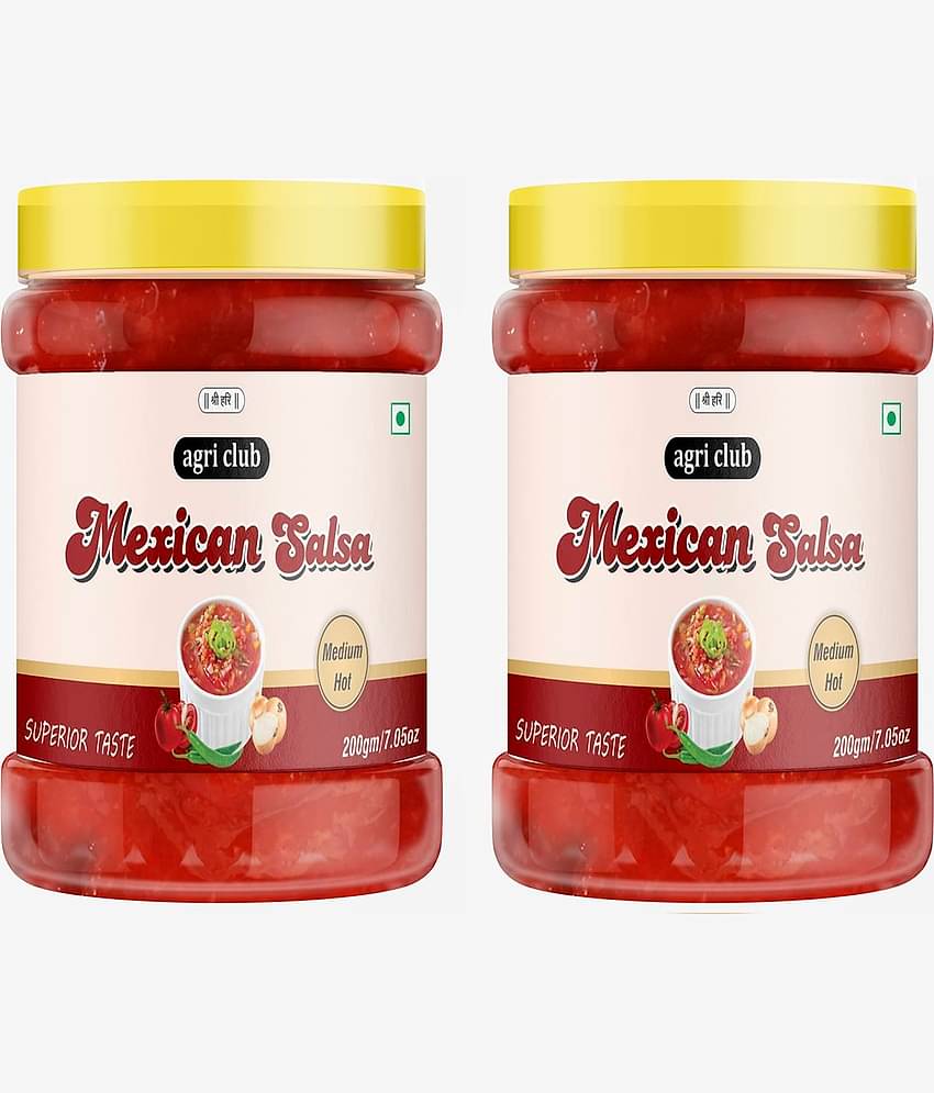 AGRI CLUB Mexican Salsa 400 g Pack of 2
