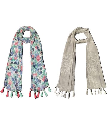 stolevilla Multi Printed Poly Cotton Yarn Stoles