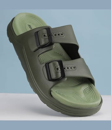 Avant BuckleStride Grey Men's Slide Flip Flop