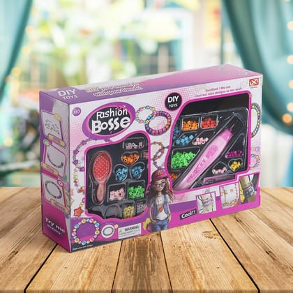 Hair Styling Clasp Clips Twisting Stringing Beads Kit for Girls, Portable Hair Braider Machine,Hairstyle Braid Kit DIY Hair Styling Tool with Comb, Rubber, Button Beads and Beads (85 Pcs Set), Hair accessories