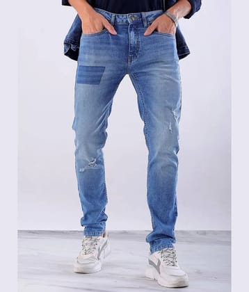 HARDSODA Slim Fit Distressed Mens Jeans - Blue ( Pack of 1 ) - None