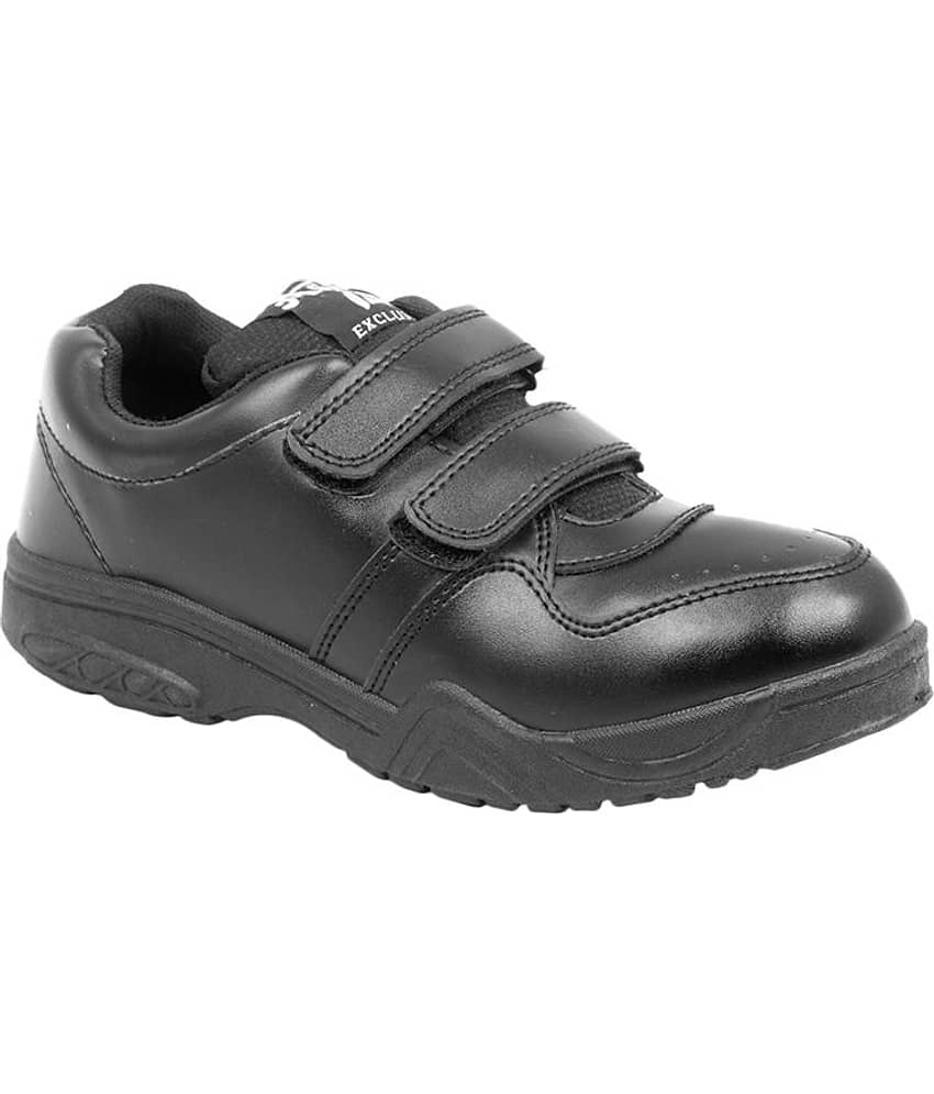 Asian Black School Shoes for Boys