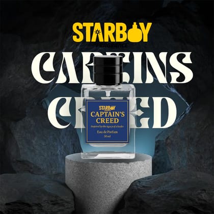 CAPTAINS CREED by STARBOY  50ml Eau de Parfum (EDP) | INSPIRED BY THE LEGACY OF A LEADER