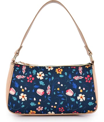 SAKWOODS Sling Bag Canvas Set of 1 ( Blue )