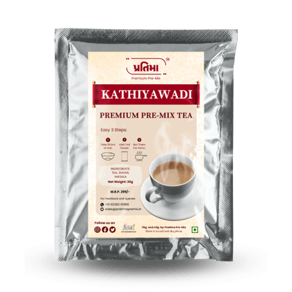 Kathiyawadi Premium Tea Pre-Mix  For 250ml Milk