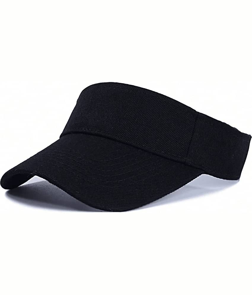 Infispace Pack of 1 Cotton Men's Cap ( Black )