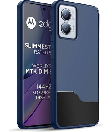 BIG WINGS Shock Proof Case Compatible For Polycarbonate Moto Edge 50 Fusion 5G ( Pack of 1 )