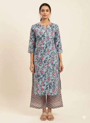 Stitched Cotton Sets Elegant Hand Block Printed Cotton Kurti Sets perfect for daily wear and festive occasions!Comfort fit | Soft breathable fabric | Beautiful hand block prints.