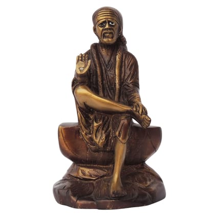 Brass Showpiece Sai Baba God Idol Statue (BSMAS734 C)