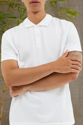 Classic Polo in White-S