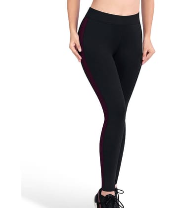 Dermawear Women Spandex Skinny Fit Jegging ( Black )