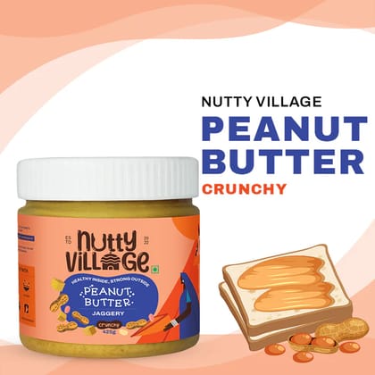 Nutty Village Jaggery Delight Crunchy Peanut Butter 325 g