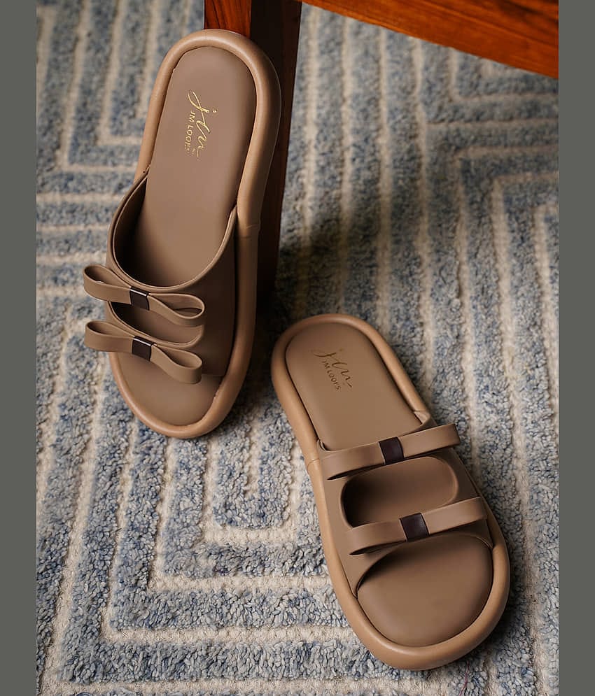 JM Looks Beige Women's Flats