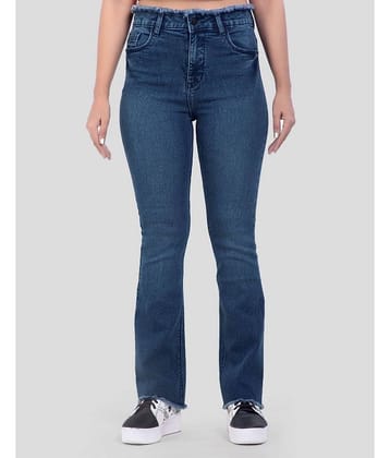 Rea-lize - Blue Cotton Blend Bootcut Women's Jeans ( Pack of 1 )
