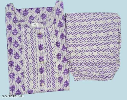 Stylish and sober Kurti+Bottom set
