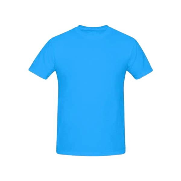 Regular Fit T-Shirt, Sky Blue, Small (Unisex)