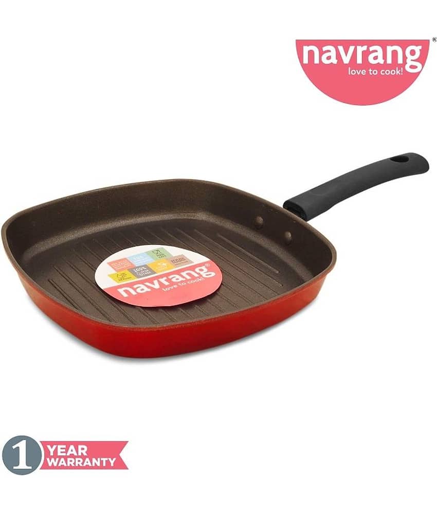 Navrang Non Stick Grill Pan -Non Induction