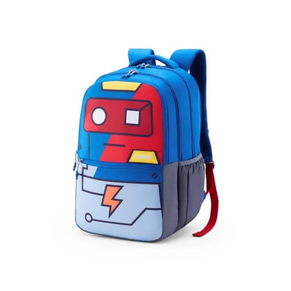 American Tourister Toodle 4.0 XXL Robot Blue 35 Ltrs
