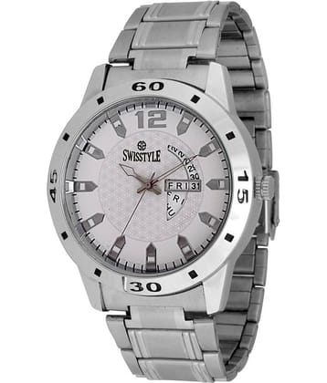 Swisstyle Analogue Watches For Men's SS-GR1181-WHT-CH