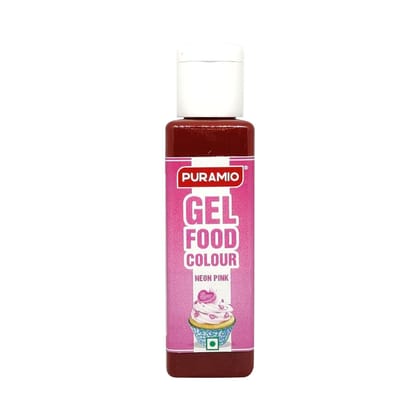 Puramio Gel Food Colour- Neon Pink, 30 gm