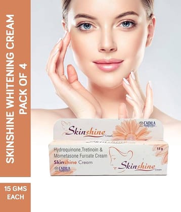 Skinshine Skin Lightening & Whitening Cream 15 gm Each Pack Of 4