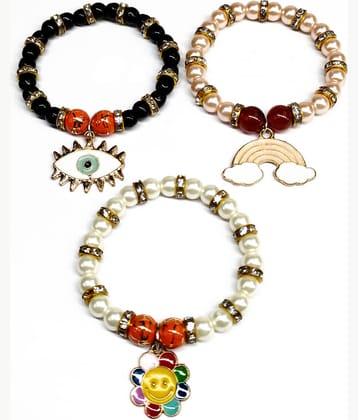 DAIVYA WELLNESS - Multicolor Bracelet ( Pack of 3 )