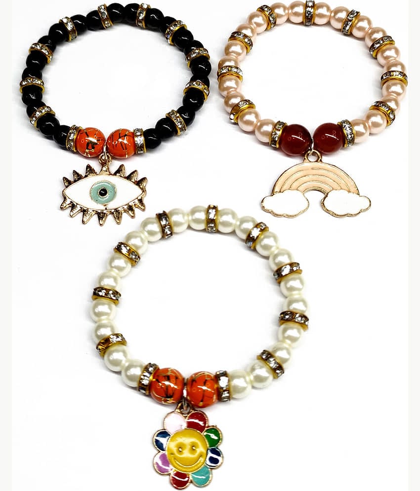 DAIVYA WELLNESS - Multicolor Bracelet ( Pack of 3 )