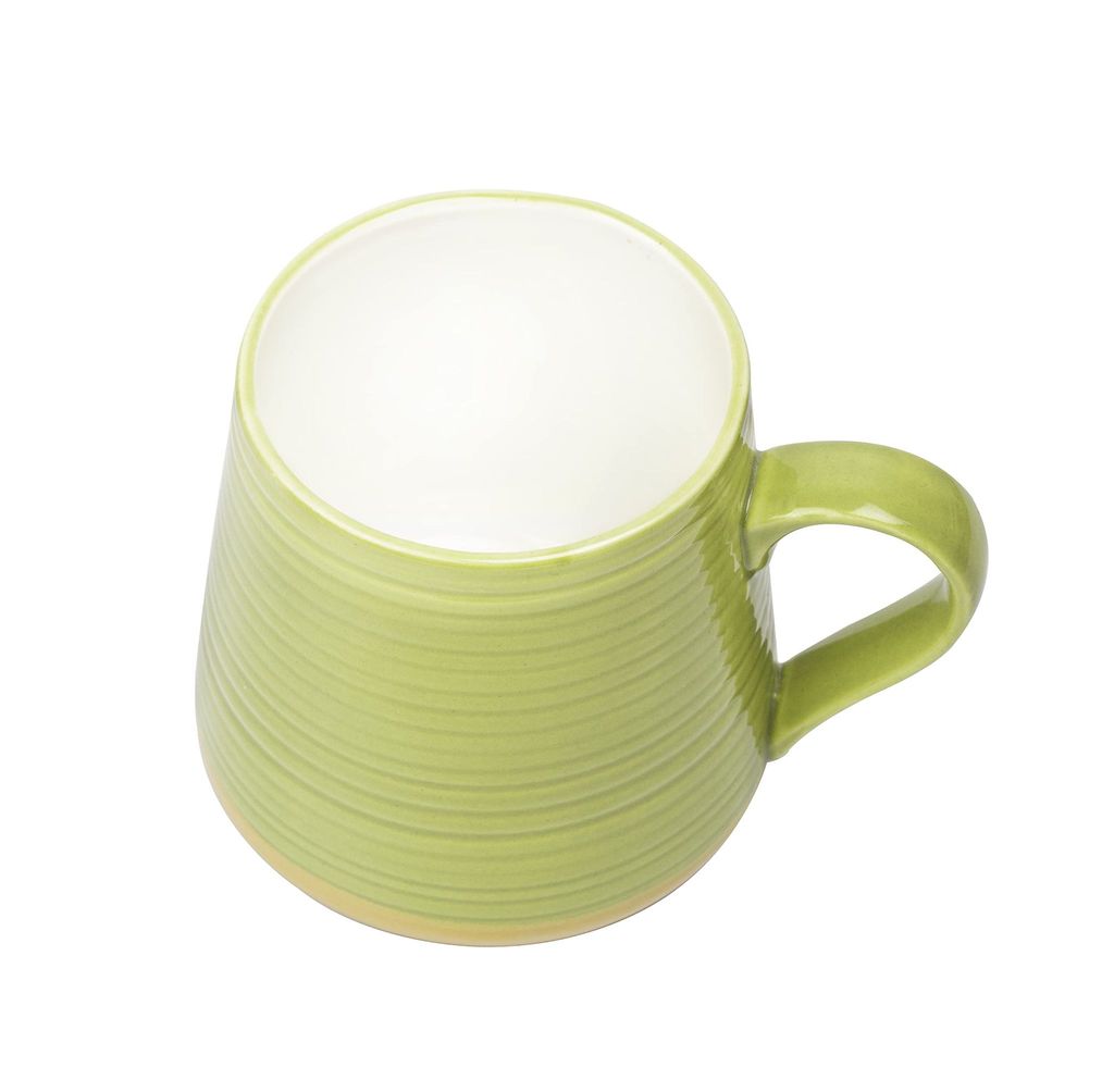 Femora Solid Green Coffee Mug-300 ML, Set of 3