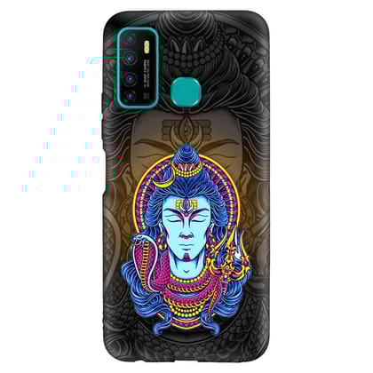 Mahadev  HOT 9 Premium Embossed Mobile cover