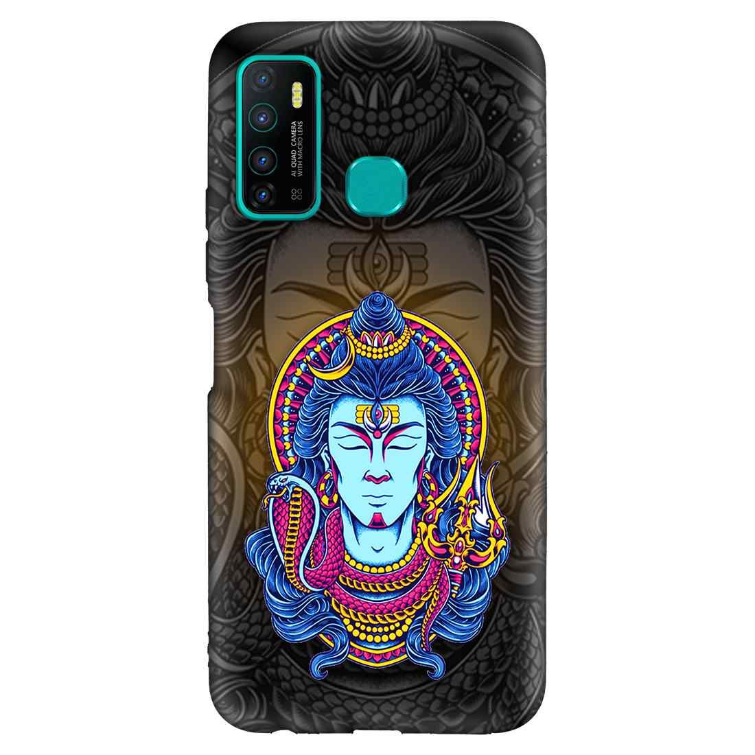 Mahadev  HOT 9 Premium Embossed Mobile cover
