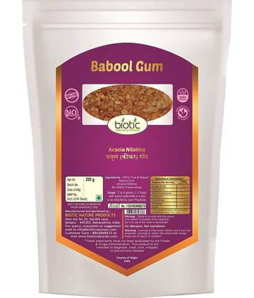 Biotic Babool Gum / Babool Gond / Gond Kikar For Laddu 200 gm