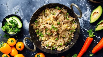Egg Chicken Fried Rice