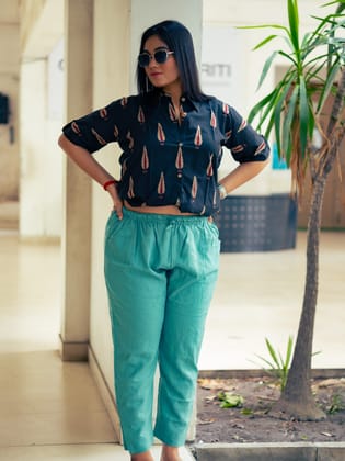 Female comfort fit Pant-L
