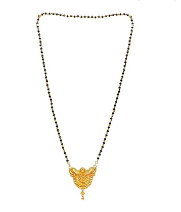 JIPPA - Golden Mangalsutra ( Pack of 1 )
