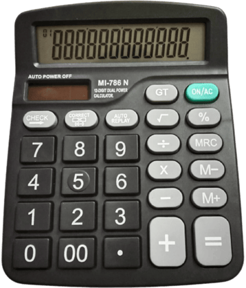 YESKART - 12 Digits Basic Calculator