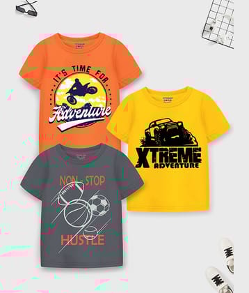 Trampoline Pack of 1 Boys Cotton Blend T-Shirt ( Multicolor 1 )