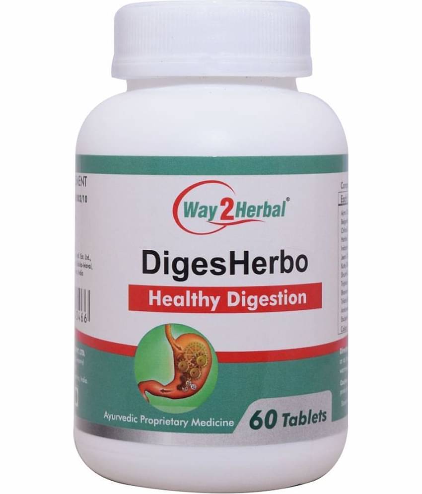 Way2Herbal Diges Herbo Tablet 60 No.S Pack of 1