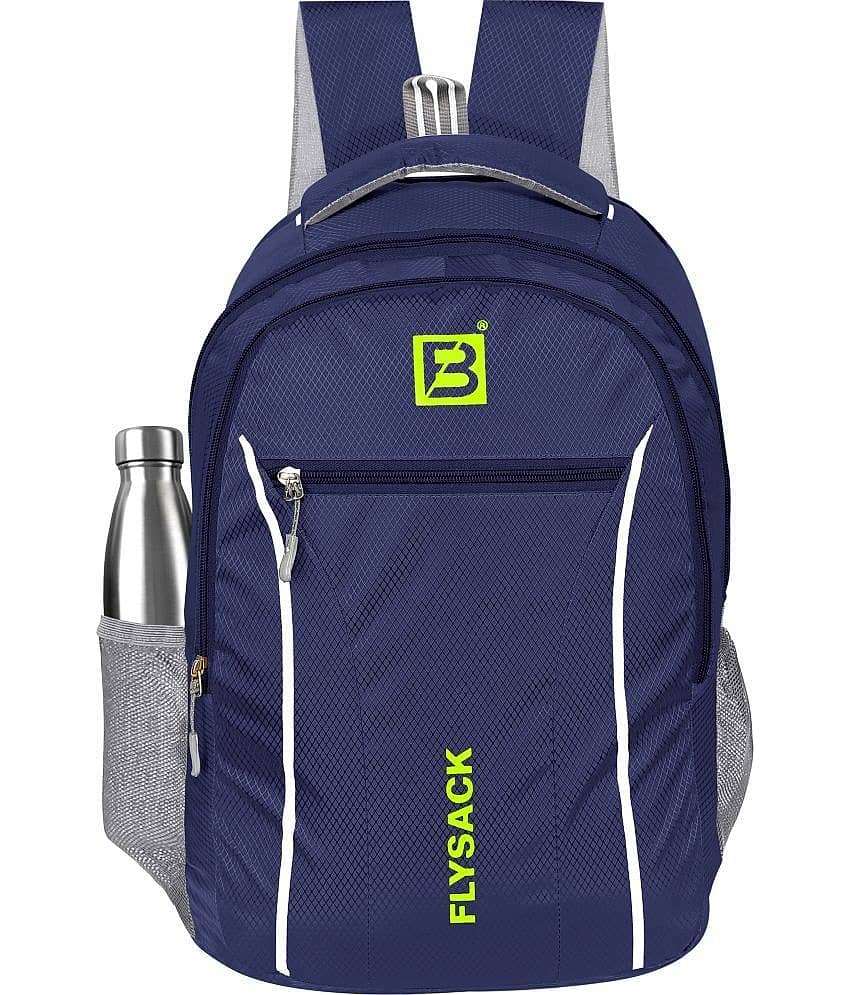 FLYSACK Blue PU Backpack ( 40 Ltrs )