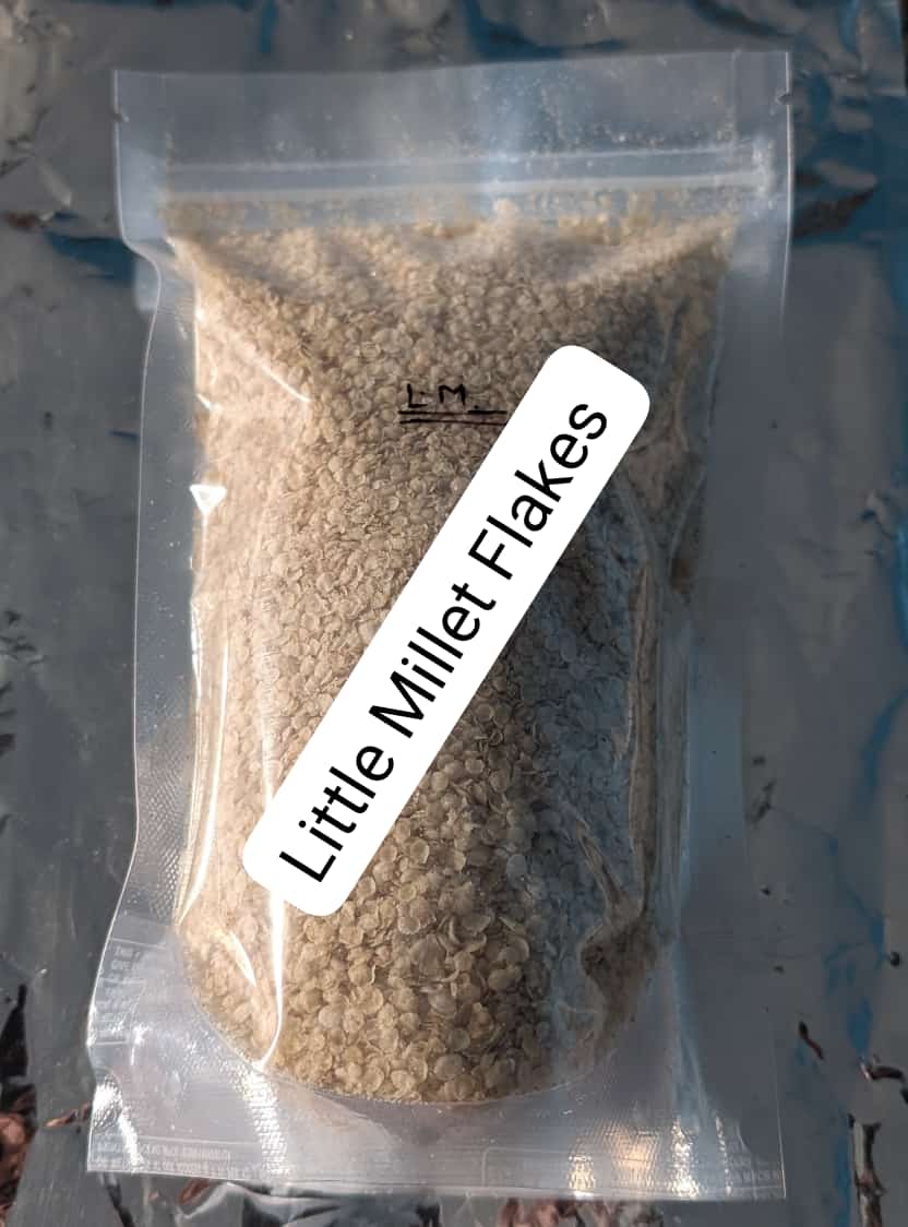 Hv Associates Little Millet Flakes (500G) | Naturally Gluten-Free & High-Fibre Samai Aval | Quick Cooking Healthy Breakfast Cereal