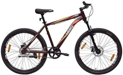 HERO Riot Brown 26 T (inch) Mountain Cycle (Single Speed, Black, Only Front Suspension) HERO Riot Brown 26 T (inch) Mountain Cycle (Single Speed, Black, Only Front Suspension)